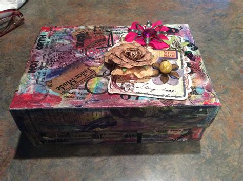 Altered Box Altered Boxes Medium Art Mixed Media Art Decorative