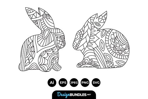 Rabbit Mandalas