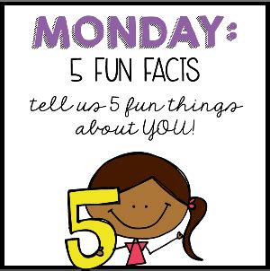 Featuring a variety of random, interesting, weird, and funny facts and trivia that are added on a regular basis. Teacher Week-5 Fun Facts About Me! - Little Warriors