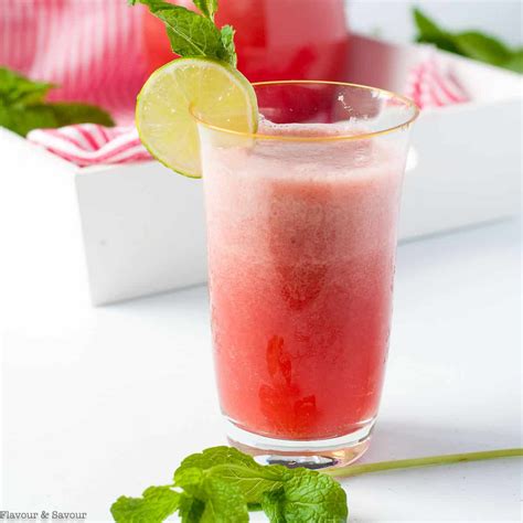 Sparkling Strawberry Limeade Flavour And Savour