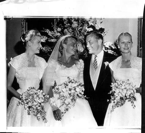 June 1955 — Press Photo Of Grace Grace Patricia Kelly At The Wedding