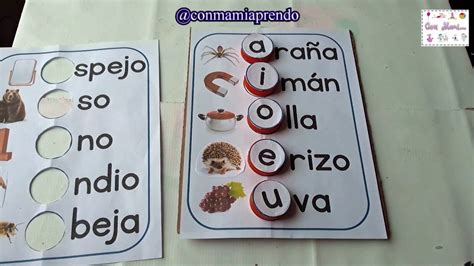 Recomendaciones para jugar con niños conrecomendaciones para jugar con niños con trastorno severo de lenguaje. Actividad para niños de 4 años. Reconociendo las vocales con material de reciclaje - YouTube