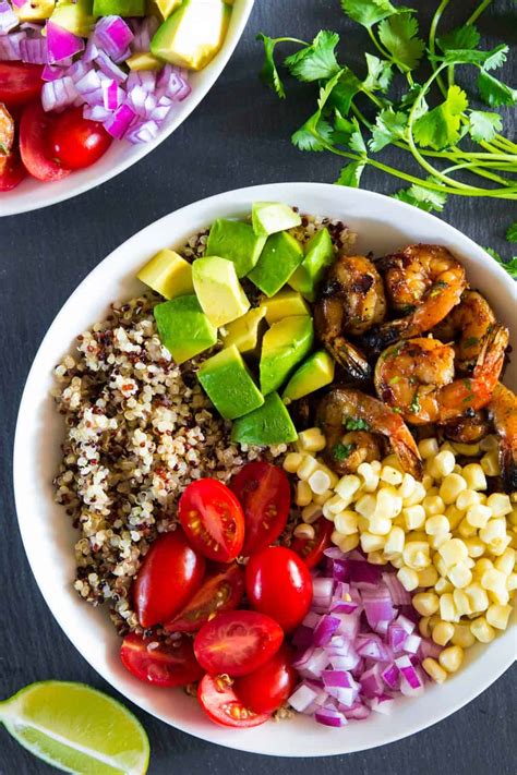 Shrimp Quinoa Bowl Recipe Simply Home Cooked