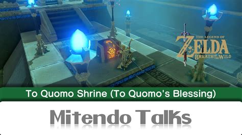 To Quomo Shrine To Cuomos Blessing The Legend Of Zelda Breath Of