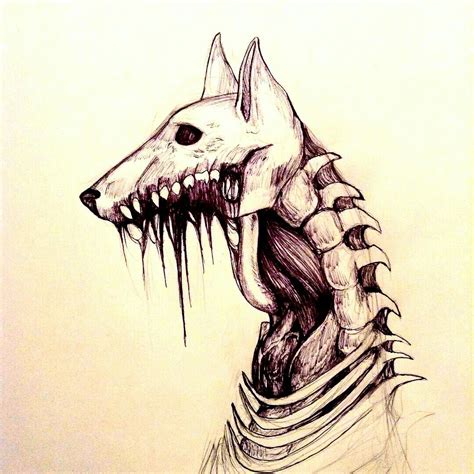 Pin On Creepy Wolf Werewolf Warning Blood