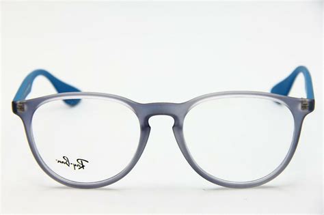 New Ray Ban Rb 7046 5484 Blue Eyeglasses Authentic