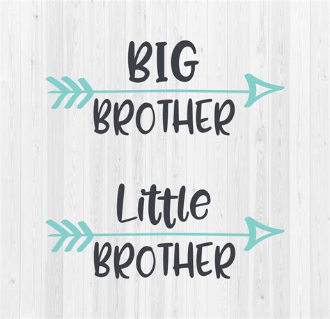 Big Brother Little Brother SVG Cut File