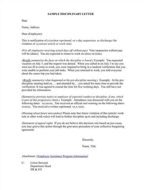 Medical leave of absence letter. 10+ Absence Warning Letter Templates | Free Word, PDF ...