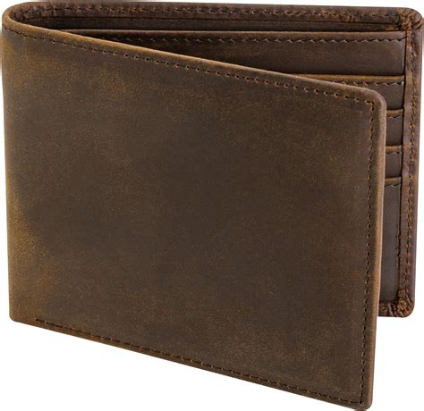 Buy Top Grain Leather Wallet For Men RFID Blocking Extra Capacity