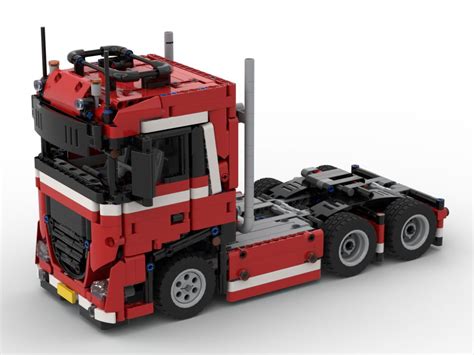 Lego Moc Daf Truck Full Rc Control By Technicprojects Rebrickable