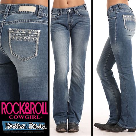 Rock And Roll Cowgirl Womens Denim Dark Vintage Jeans 7683 Vintage Jeans Denim Women Cowgirl