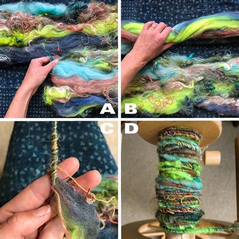 Roving Reporter How I Tackle A Textured Spinning Batt Spin Off