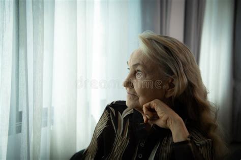 364 Lonely Old Woman Looking Out Window Stock Photos Free And Royalty