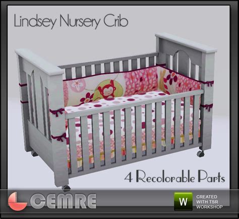 The Sims Resource Lindsey Nursery Collection Crib
