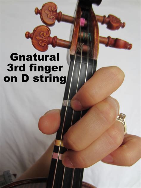 Violin Fingering G — The Violin