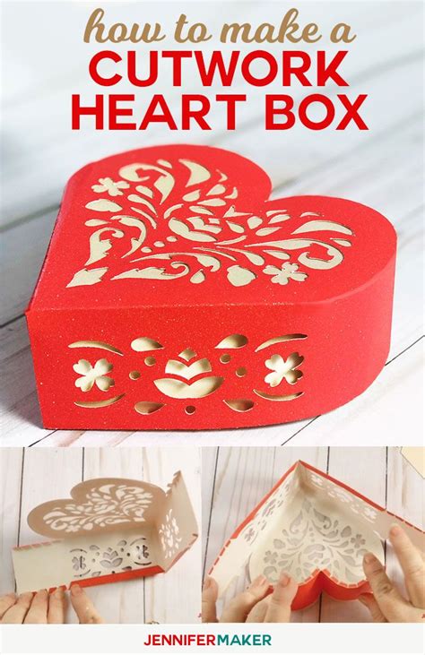 Make A Paper Heart Box To Show Your Love Valentines T Box T