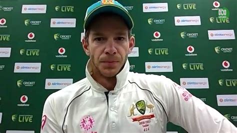Tim Paine after the drawn Test 🏏 | "I'm bitterly disappointed. I pride