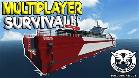 Join a world where you design, create and pilot your own air sea rescue service. MULTIPLAYER SINKING SHIP TOWING SURVIVAL! - Stormworks: Build and Rescue Survival Gameplay - YouTube