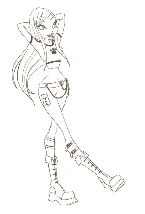Free Printable Winx Club Coloring Pages For Kids