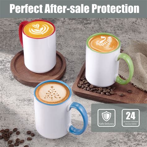 Tanglong Sublimation Mugs 15 Oz Sublimation Mugs Blank Sublimation Cups Sublimation Coffee Mugs