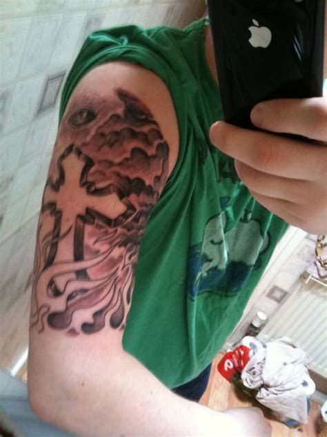 The cross design is as timeless as the sea. Cloud Tattoos Designs, Ideas and Meaning | Tattoos For You