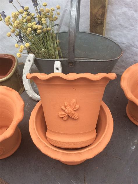 Hand Thrown Terracotta Flower Pots Etsy