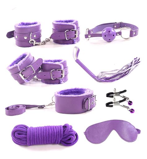 Bondage Beginners Starter Kit Pack Cuffs Restraint Fetish Sex Toy For Women Bdsm Sex Products