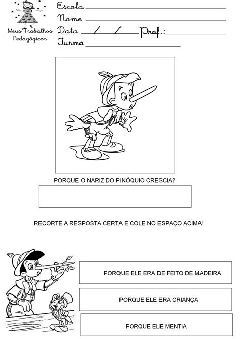 Atividades Sobre Verdade E Mentira