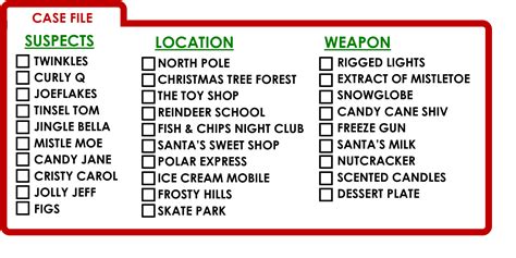 Christmas scavenger hunt is a great way for the family to go on an adventure as soon as the box is opened. Clued-In Murder Mystery Christmas Scavenger Hunt ...