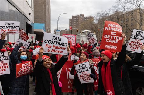 Thousands Of New York City Nurses Strike At Two Hospitals