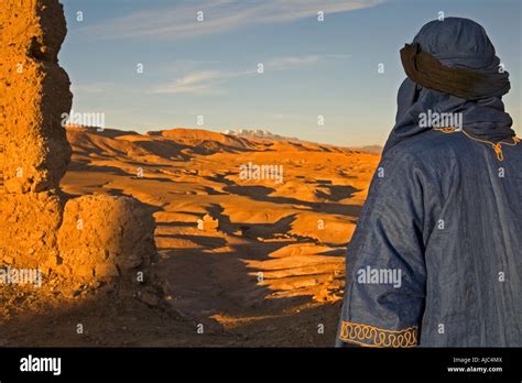 Man Standing Desert Dune Looking View Hi Res Stock Photography And