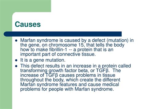 Ppt Marfans Syndrome Powerpoint Presentation Free Download Id675120