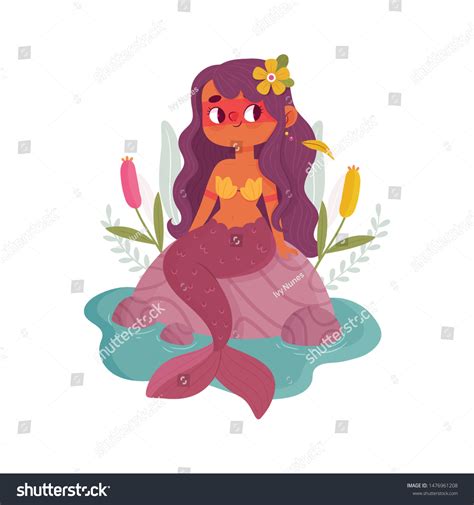 Iara Mermaid From A Brazilian Folklore Royalty Free Stock Vector