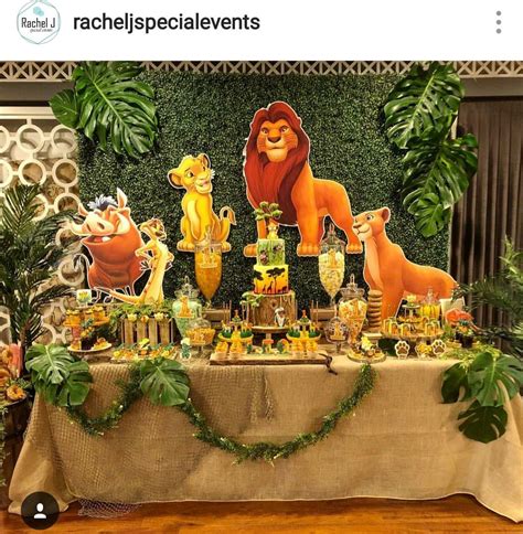 5 out of 5 stars. Lion king Theme Birthday Party Dessert Table and Decor ...