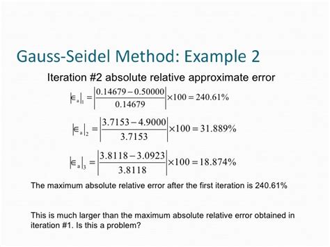 Gauss Sediel