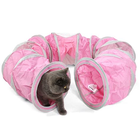 Foldable Cat Tunnel Pet Play Tunnel Cave Multi Combination Shape Pet