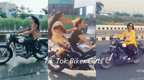 girls riding bikes best of tik tok girl bikeriders motorcyclists 01 youtube