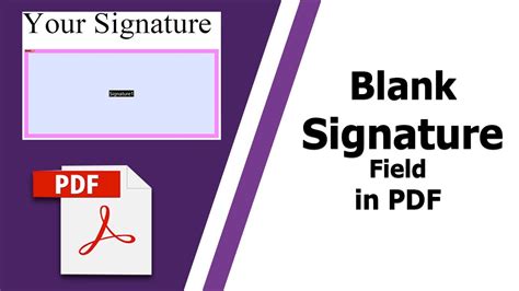 How To Create A Blank Signature Block In A Fillable Pdf Form In Adobe