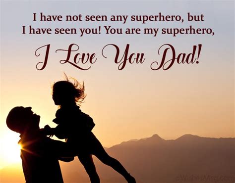 Love Messages For Dad I Love You Dad Quotes Wishesmsg