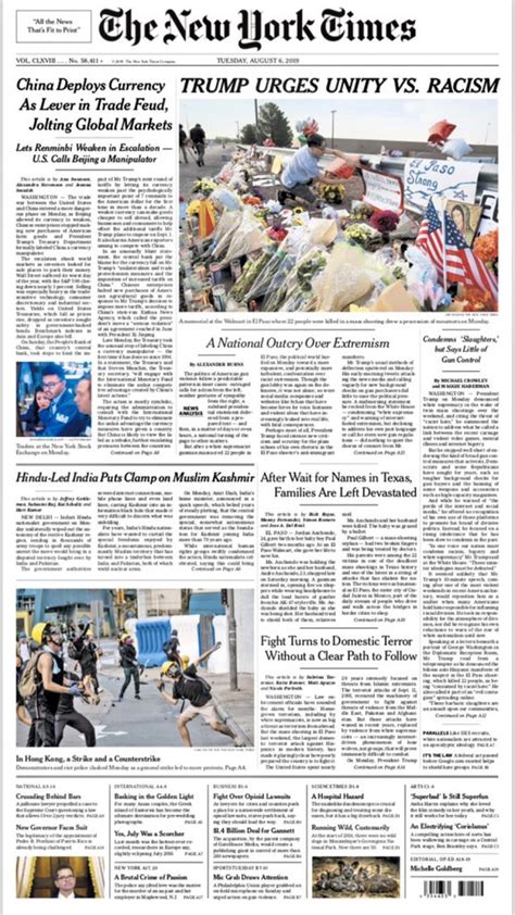 New York Times Headlines