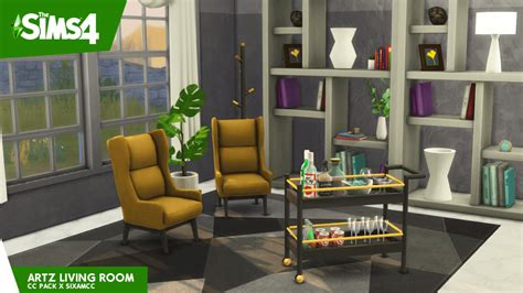 Maïa Game Sims 4 Trouvailles Sixam Cc Artz Salon Stuff Pack