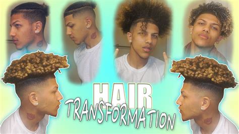 Fade haircuts make the most of any textured hair, from short hair to long. Full Hair Transformation From Braids To Curls (Bald Fade ...
