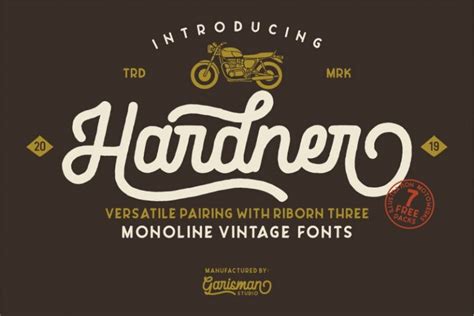 Antique script font this font is for personal use only! Hardner Vintage Font - Befonts.com