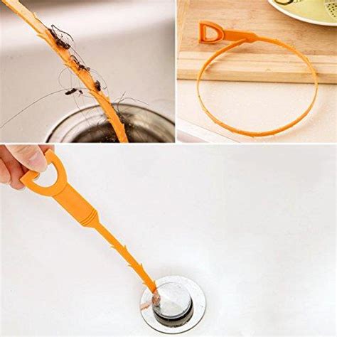 As you figure out how to unclog a shower drain, start by trying the easiest ways. CandyHome 20 Inches Hair Drain Clog Remover Flexible Drain ...