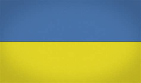 Ukrainian Flag Background Fabric Texture Flag Stock Photo Download