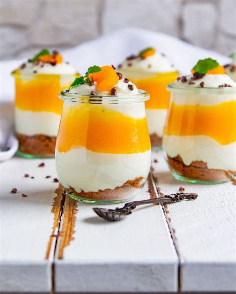 Mascarpone Quark Dessert mit Mandarinen Tinas Küchenzauber