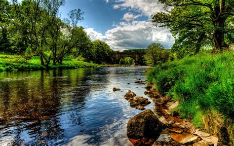 River Full Hd Wallpaper And Background Image 1920x1200 Id417427