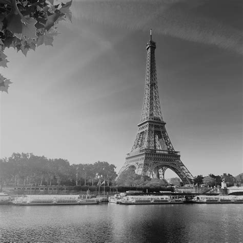 I Love Papers Na18 Sky Dark Bw Eiffel Tower Nature Paris City