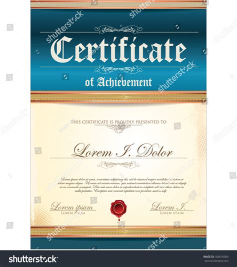 Soccer award certificate template bookmylook co, editable pdf sports team football certificate award template, certificates mesmerizing soccer certificate templates for blue falcon award certificate soccer certificate template. Blue Certificate Template Stock Vector Illustration ...