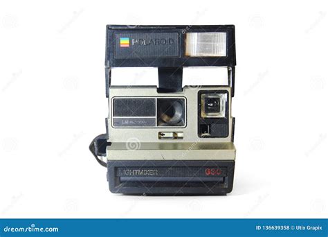 Polaroid 630 Lightmixer Integral 600 Film Editorial Stock Photo Image